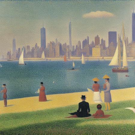 00200-1294942331-((cityscape)), skyline, (((New York City))), sailboat, seaside, with people on beach in foreground, by Georges Seurat, pointilli.png
